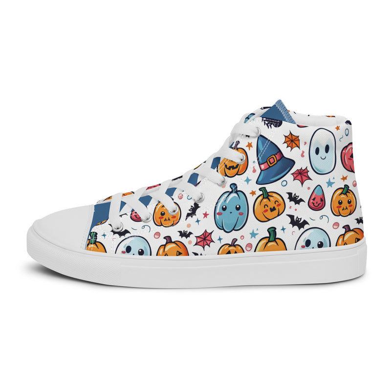 Halloween Pumpkin High Top #242 - Sole Detail | HA!LO Canvas Sneakers