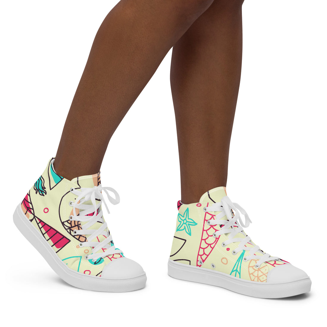 Women's High Top Sneakers 66 - ShipSneakers.com