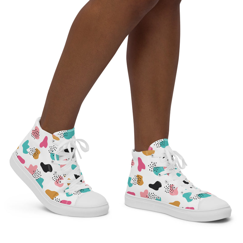Summer Treats High Top #139 - Opposite Side | HA!LO Canvas Sneakers