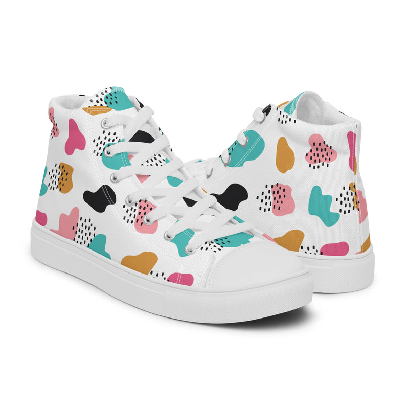Summer Treats High Top #139 - Top Down View | HA!LO Canvas Sneakers