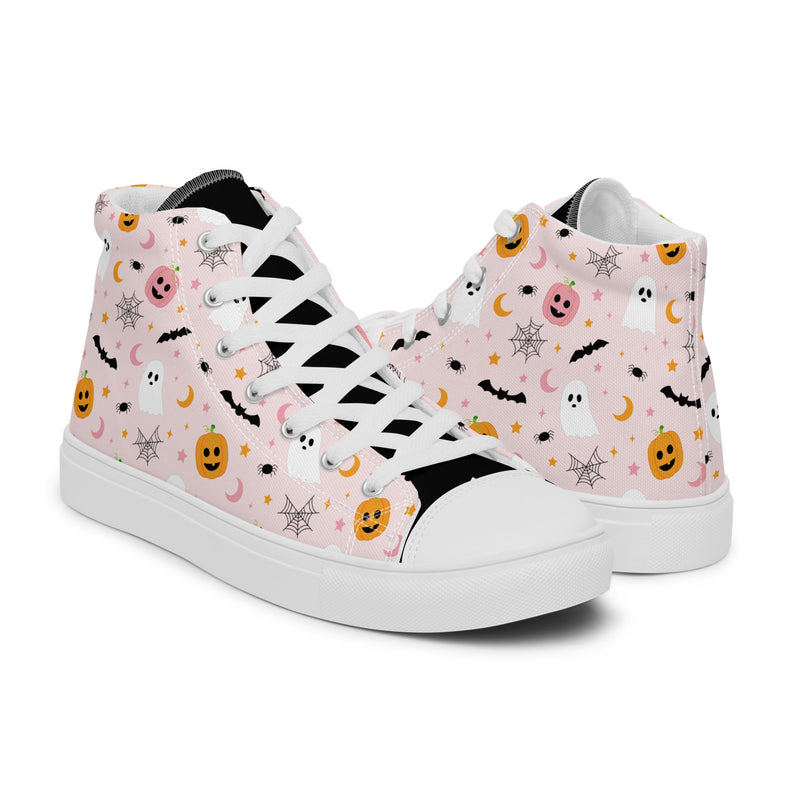 Halloween Candy High Top #238 - Top Down View | HA!LO Canvas Sneakers
