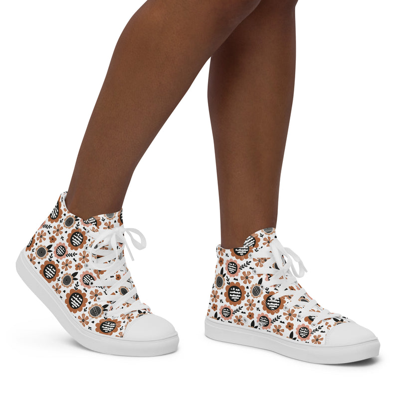 Gingerbread Cookie High Top #277 - Opposite Side | HA!LO Canvas Sneakers