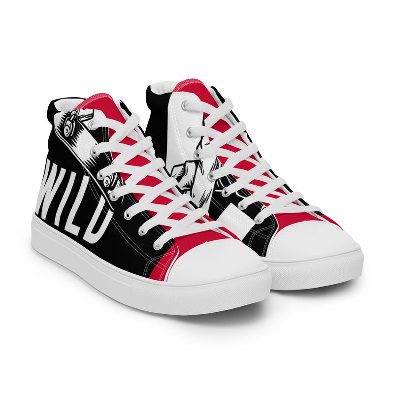 Wild Young High Top #71 - Front View | HA!LO Canvas Sneakers